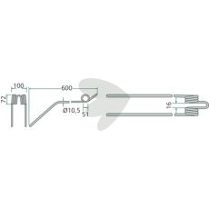 Rfspinne Kuhn 600 mm