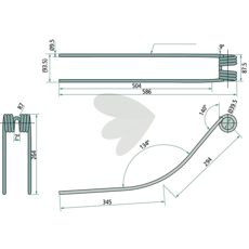 Rfspinne Niemeyer 575 mm