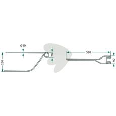 Rfspinne Niemeyer 590 mm