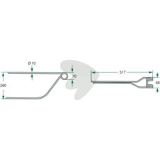 Rfspinne Niemeyer 517 mm