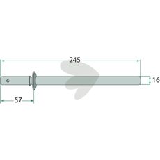 Finger 16X245 mm