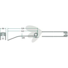 Rfspinne Claas 529 mm