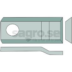 Sltterkniv 98x40 hl 19mm - 00-011-070