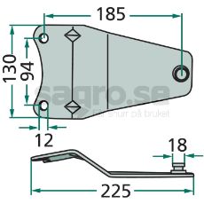 Knivfste MC0395K0, VGMC0395K0, MC0101, MC0279K0