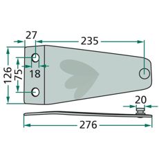 Knivfste PZ-0116K0, VGPZ-0116K0