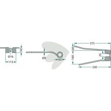 Rfspinne Fransgard, Pttinger, PZ m.fl. 375mm H