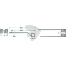 Rfspinne Fransgard, PZ, Kuhn 420mm 10-Pack V