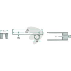 Rfspinne PZ (Kverneland) 293 mm