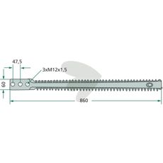 Silo dubbel kniv - 27104500