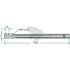 Silo dubbel kniv - 50481700