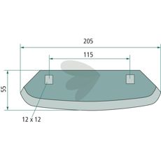 Kniv fr fodervagn - 16800039