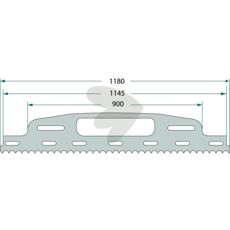 Kniv fr fodervagn bak - 26108