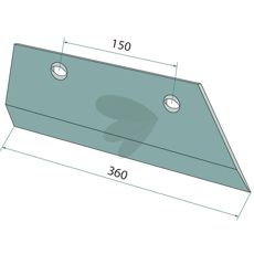 Skr hger 10 mm - 84078