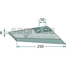 Skr vnster 250mm 92537