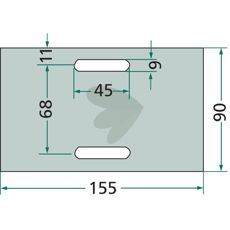 Avskrapare av plast Lely med flera. 0119