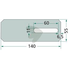 Avskraparplatta Amazone med flera 6036200