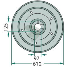 Glidtallrik - 640087