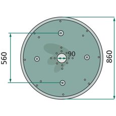 Tallrik F 190 Bellon