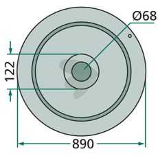 Glidtallrik - 478847