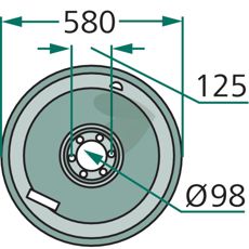 Glidtallrik - 1136790