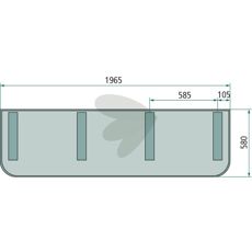 Fngduk 1965X580mm