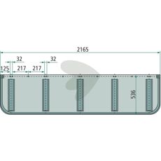 Fngduk 2165X536mm