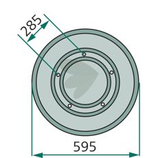 Glidtallrik - MC-331K0