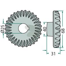 Kugghjul -Z1016770